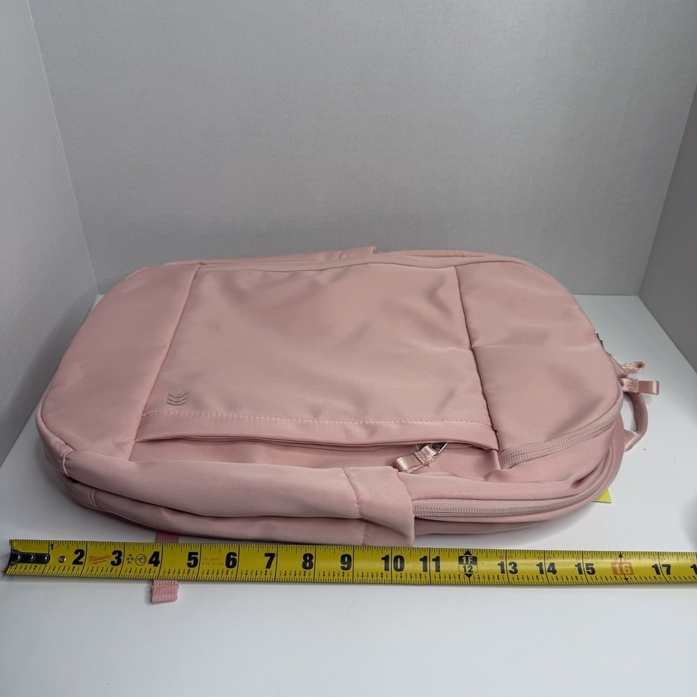 All in Motion Backpack Pink 15” Laptop Sleeve Water Repellent New With Tags - Picture 8 of 8